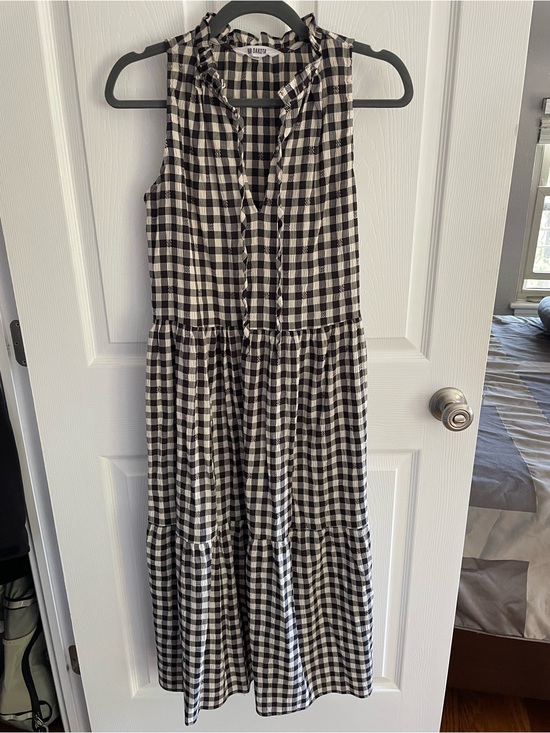 BB Dakota Dresses & Skirts - BB Dakota Black and White Gingham Sleeveless Midi Dress Medium
